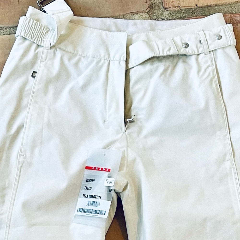 Prada Sport Off White Ski Pants